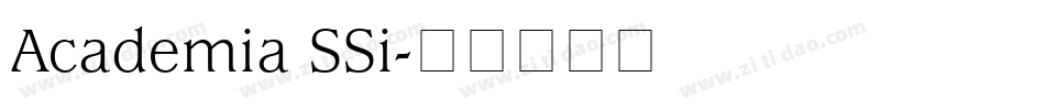 Academia SSi字体转换